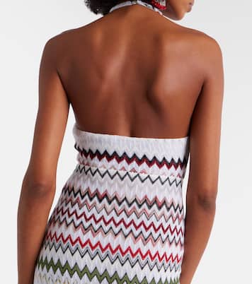 Zigzag knitted maxi dress | Missoni