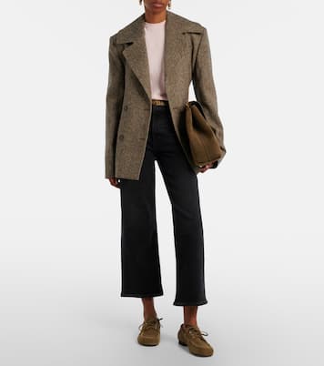 High-Rise Cropped Wide-Leg Jeans Ren | Agolde