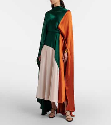 Robe Neolitsea aus Seidensatin | Roksanda