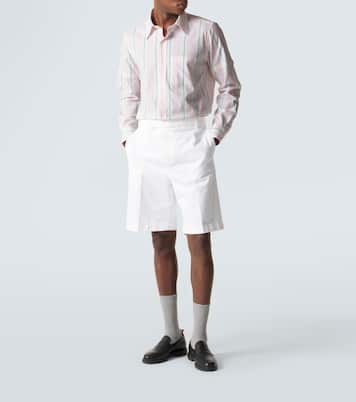 Chemise rayée en coton  | Thom Browne