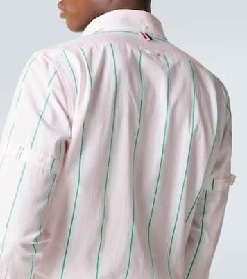 Chemise rayée en coton  | Thom Browne