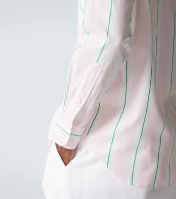Chemise rayée en coton  | Thom Browne