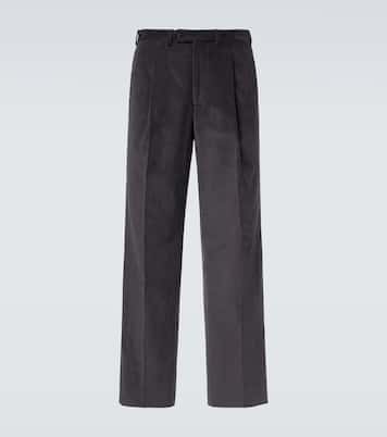 Amo cotton corduroy wide-leg pants | Saman Amel