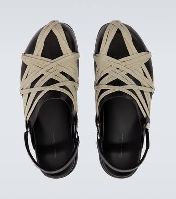 Megalace leather mules | Rick Owens