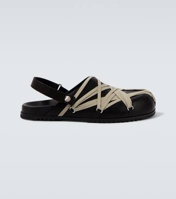 Megalace leather mules | Rick Owens