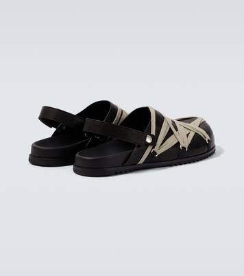 Megalace leather mules | Rick Owens
