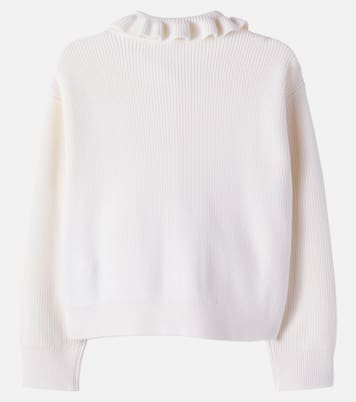 Cardigan Burberry Check in cotone e lana | Burberry Kids