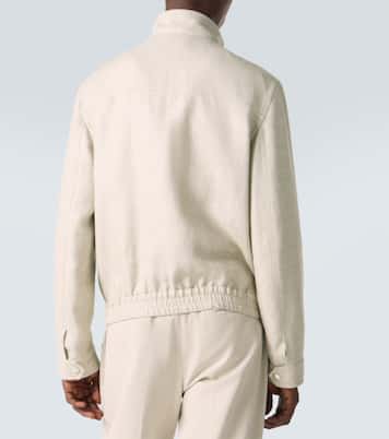 Jacke aus Seide, Leinen und Wolle | Brunello Cucinelli