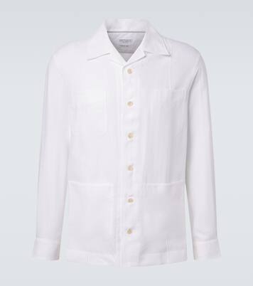 Hemp, linen, and cotton shirt | Brunello Cucinelli