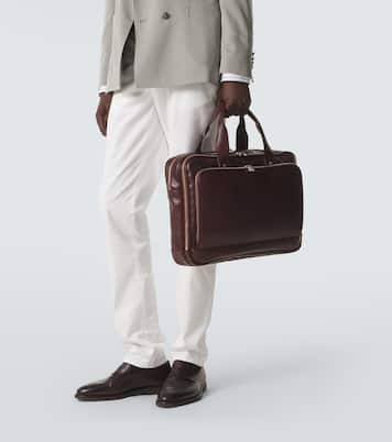 Leather briefcase | Brunello Cucinelli