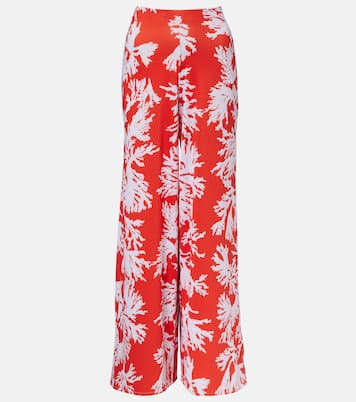Cleo printed jersey palazzo pants | Alexandra Miro