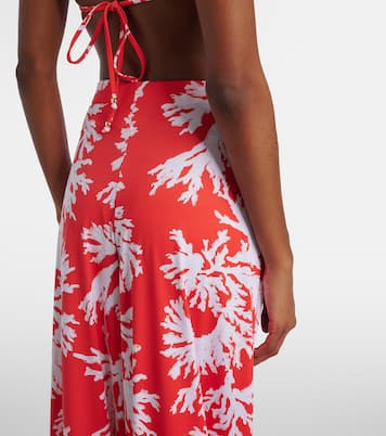 Cleo printed jersey palazzo pants | Alexandra Miro