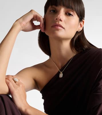 Châtelaine® 18kt gold pendant necklace with diamonds | David Yurman