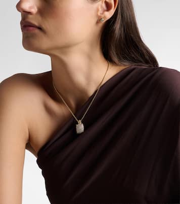 Châtelaine® 18kt gold pendant necklace with diamonds | David Yurman