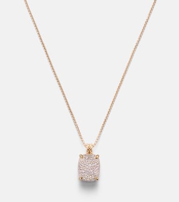 Châtelaine® 18kt gold pendant necklace with diamonds | David Yurman