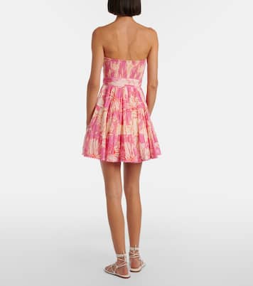 Christine printed cotton minidress | Poupette St Barth