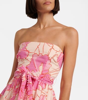 Christine printed cotton minidress | Poupette St Barth