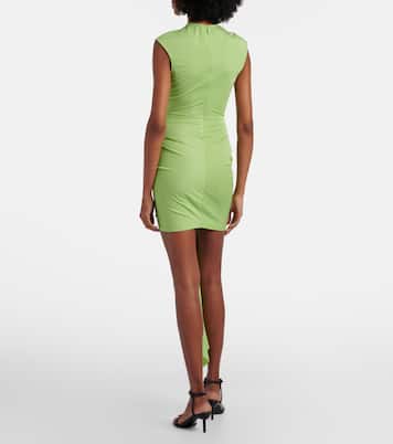 Bezel Quartz cutout jersey minidress | Christopher Esber