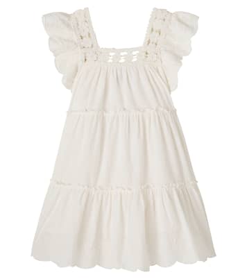 Robe en coton à dentelle | Bonton