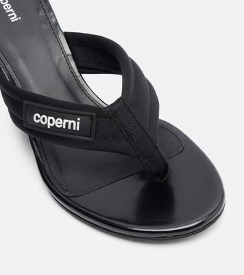Logo wedge thong sandals | Coperni