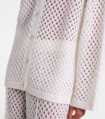 Cardigan en laine et cachemire | Jardin des Orangers