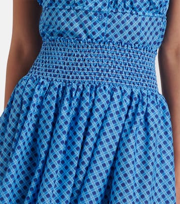 Millie plaid cotton maxi skirt | Montce