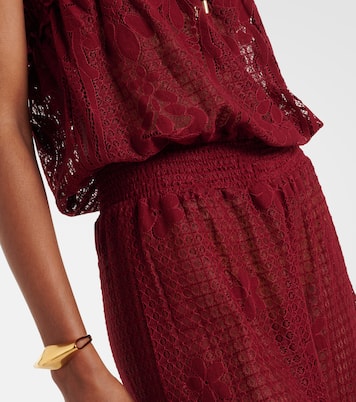 Mono Viv de mezcla de algodón y encaje | Melissa Odabash