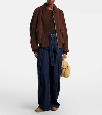 Veste blouson en daim | Loewe
