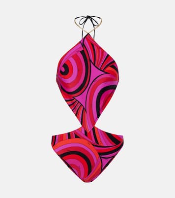 Iride cutout swimsuit | Pucci
