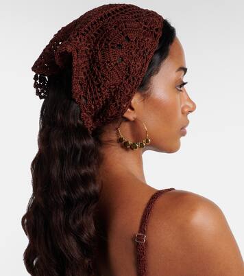 Crochet cotton scarf | Anna Kosturova