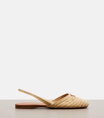 Crochet slingback flats | Prada