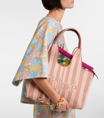 Tote Bag Chloé Stripy Large aus Canvas | Chloé