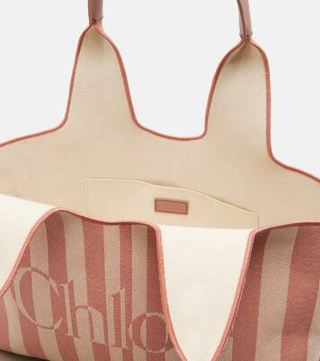 Tote Bag Chloé Stripy Large aus Canvas | Chloé