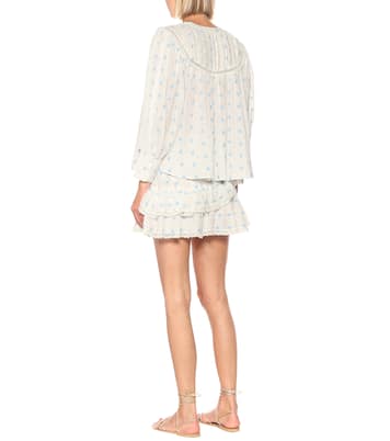 Bluse Dionne aus Baumwolle | LoveShackFancy