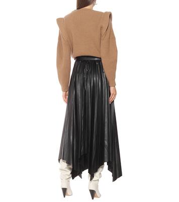 Midirock Davies aus Lederimitat | Isabel Marant