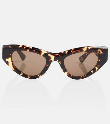 Cat-eye acetate sunglasses | Bottega Veneta