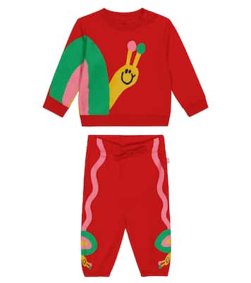 婴幼儿 — 棉质运动衫与运动裤套装 | Stella McCartney Kids