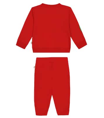 婴幼儿 — 棉质运动衫与运动裤套装 | Stella McCartney Kids