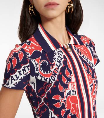 Robe polo imprimée | Valentino