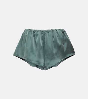 Pyjama-Shorts Venice aus Seidensatin | Asceno
