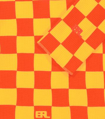 Checked cotton T-shirt | ERL Kids