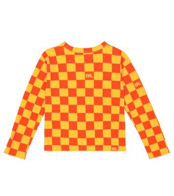 Checked cotton T-shirt | ERL Kids