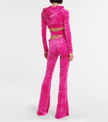 Medusa Biggie velvet hoodie | Versace