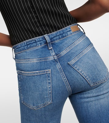 Jean slim Girlfriend à taille mi-haute | AG Jeans