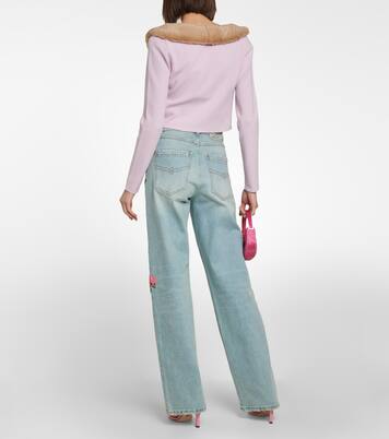 High-Rise Straight Jeans | Blumarine