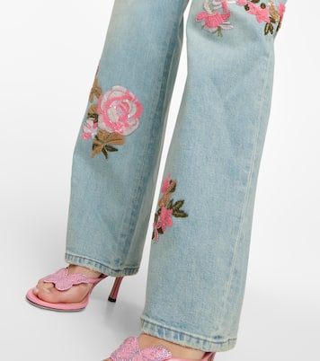 High-Rise Straight Jeans | Blumarine
