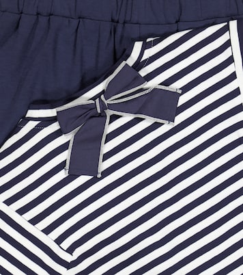 T-shirt e shorts in misto cotone | Il Gufo