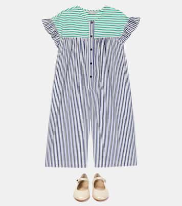 Striped cotton-blend jumpsuit | Il Gufo