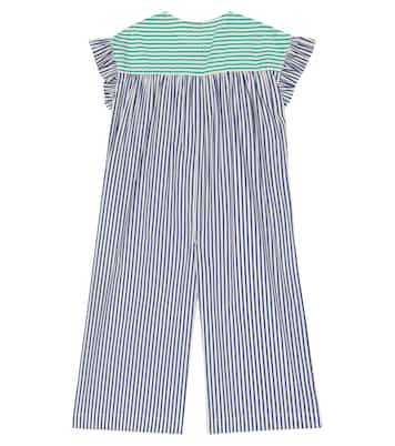 Striped cotton-blend jumpsuit | Il Gufo
