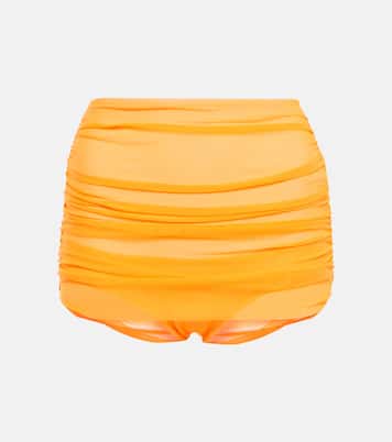 Bill high-rise bikini bottoms | Norma Kamali